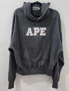 Bape Washed Effect Pigment Hoodie